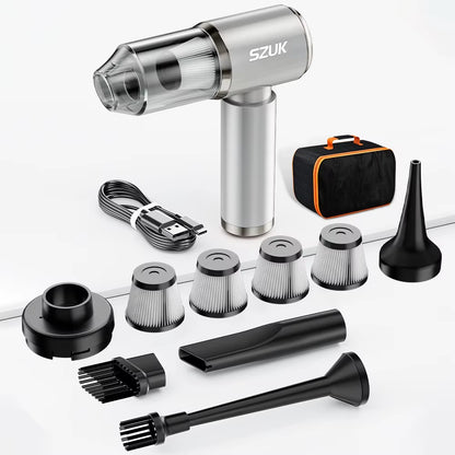 Car Vacuum Cleaner Wireless Mini Handheld Strong Suction Cleaning Machine Portable Cleaner for Car Home and Keyboard