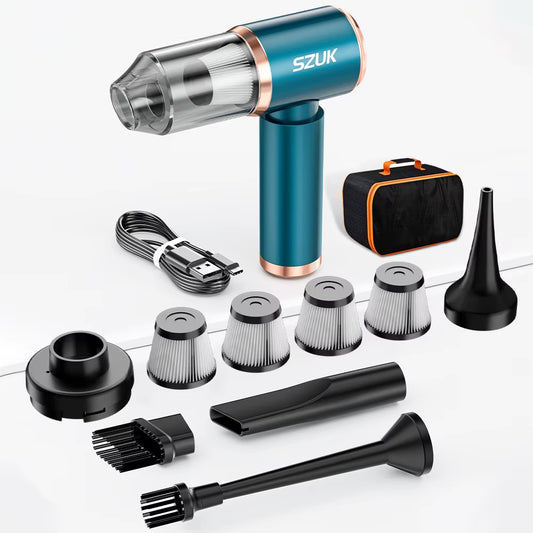 Car Vacuum Cleaner Wireless Mini Handheld Strong Suction Cleaning Machine Portable Cleaner for Car Home and Keyboard