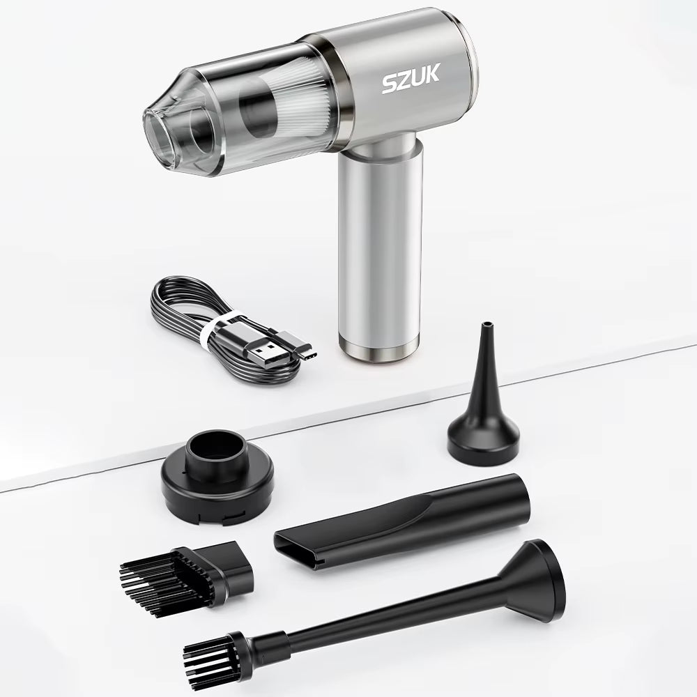 Car Vacuum Cleaner Wireless Mini Handheld Strong Suction Cleaning Machine Portable Cleaner for Car Home and Keyboard